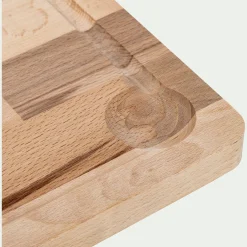 Salière Et Poivrière*alinea Planche à découper en bois de hêtre - 24x40cm Bois clair