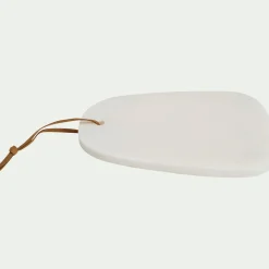 Salière Et Poivrière*alinea Planche à découper en marbre L30cm - Blanc