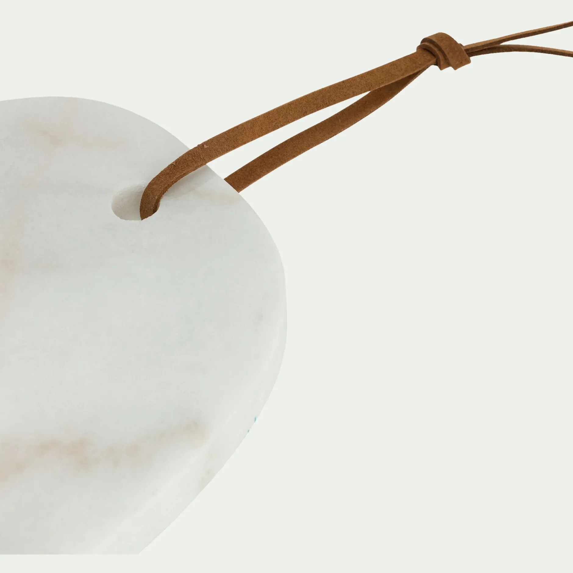 Salière Et Poivrière*alinea Planche à découper en marbre L30cm - Blanc