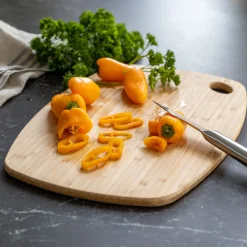 Salière Et Poivrière*alinea Planche à découper rectangulaire en bambou L34cm Naturel