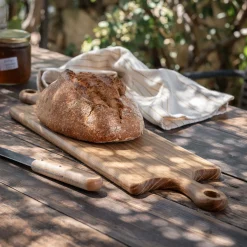 Planche À Découper*alinea Planche à pain en chêne 61,59x15cm - naturel