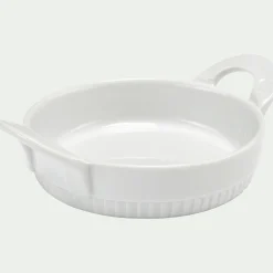 Cuisson Spécifique|Plat À Four*alinea Plat à crème brûlée en porcelaine D12cm - Blanc