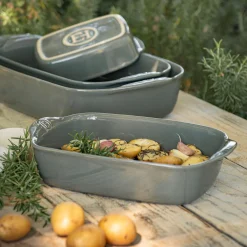 Bocal De Cuisine*alinea Plat à four individuel en céramique L22cm - cèdre Vert