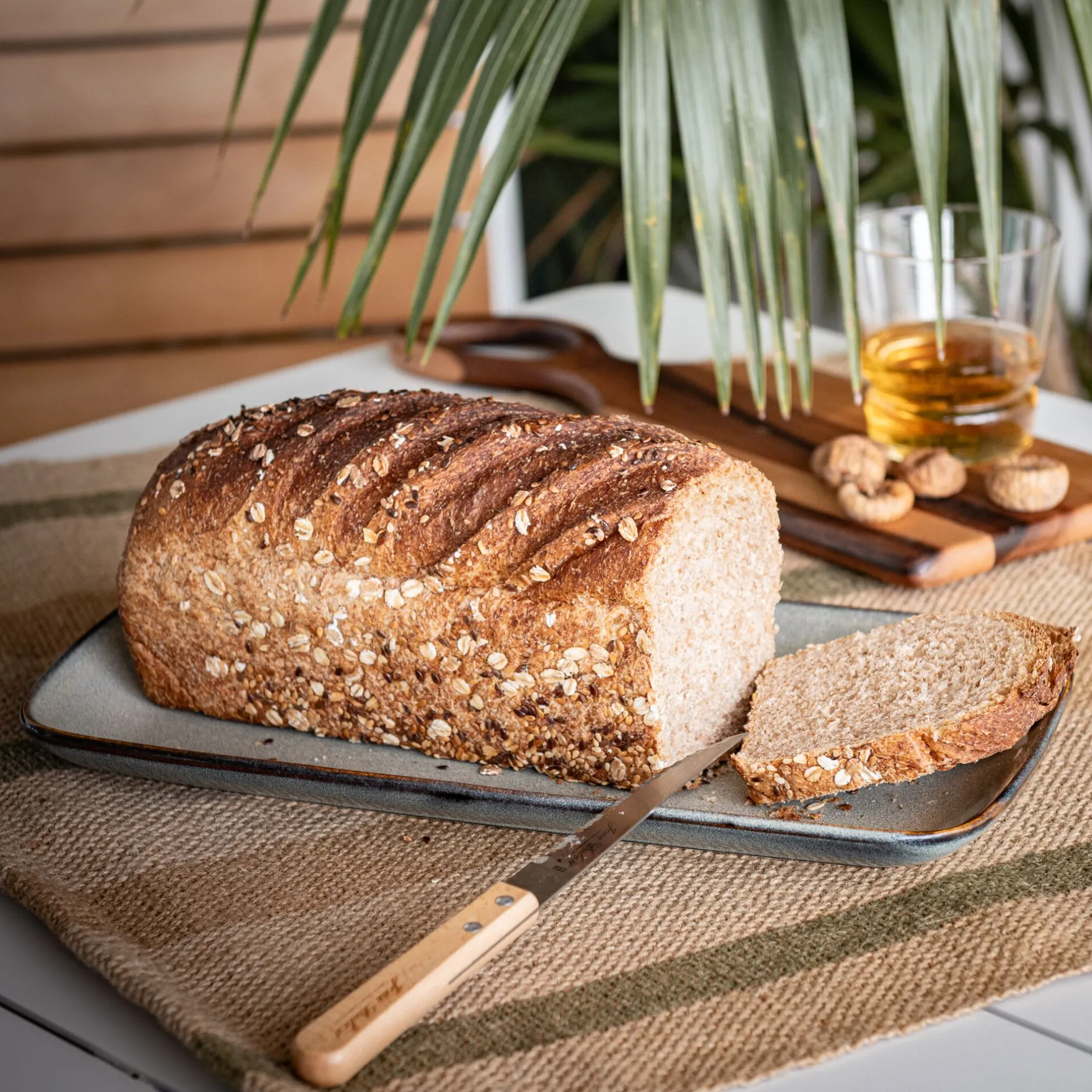 Plat De Service Et Saladier|Assiette De Noël*alinea Plat en grès émail réactif L35cm - olivier Vert