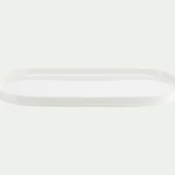 Plat De Service Et Saladier*alinea Plat ovale en porcelaine L33cm - Blanc