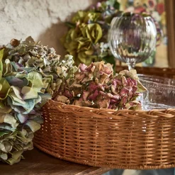 Décoration À Poser*alinea Plateau décoratif rond en rotin D41cm - Naturel