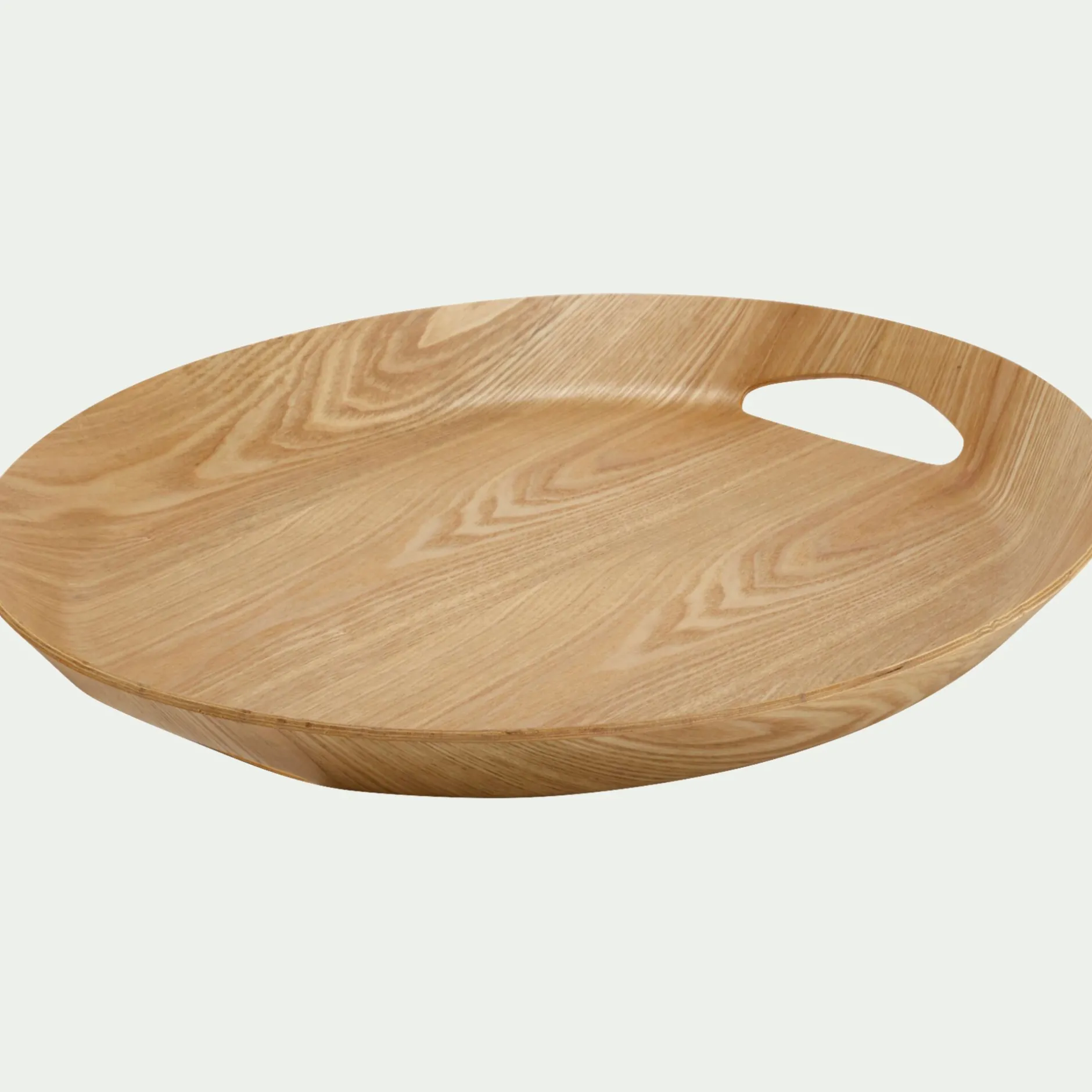 Plateau*alinea Plateau ovale en bois de chêne L46cm - Naturel