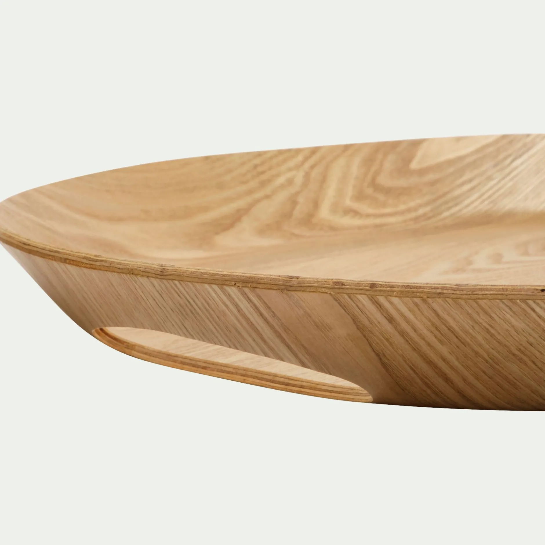 Plateau*alinea Plateau ovale en bois de chêne L46cm - Naturel