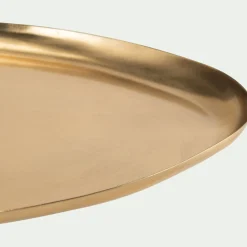 Décoration À Poser|Objet Décoratif De Noël*alinea Plateau ovale en fer 20,5x36,5cm - Doré