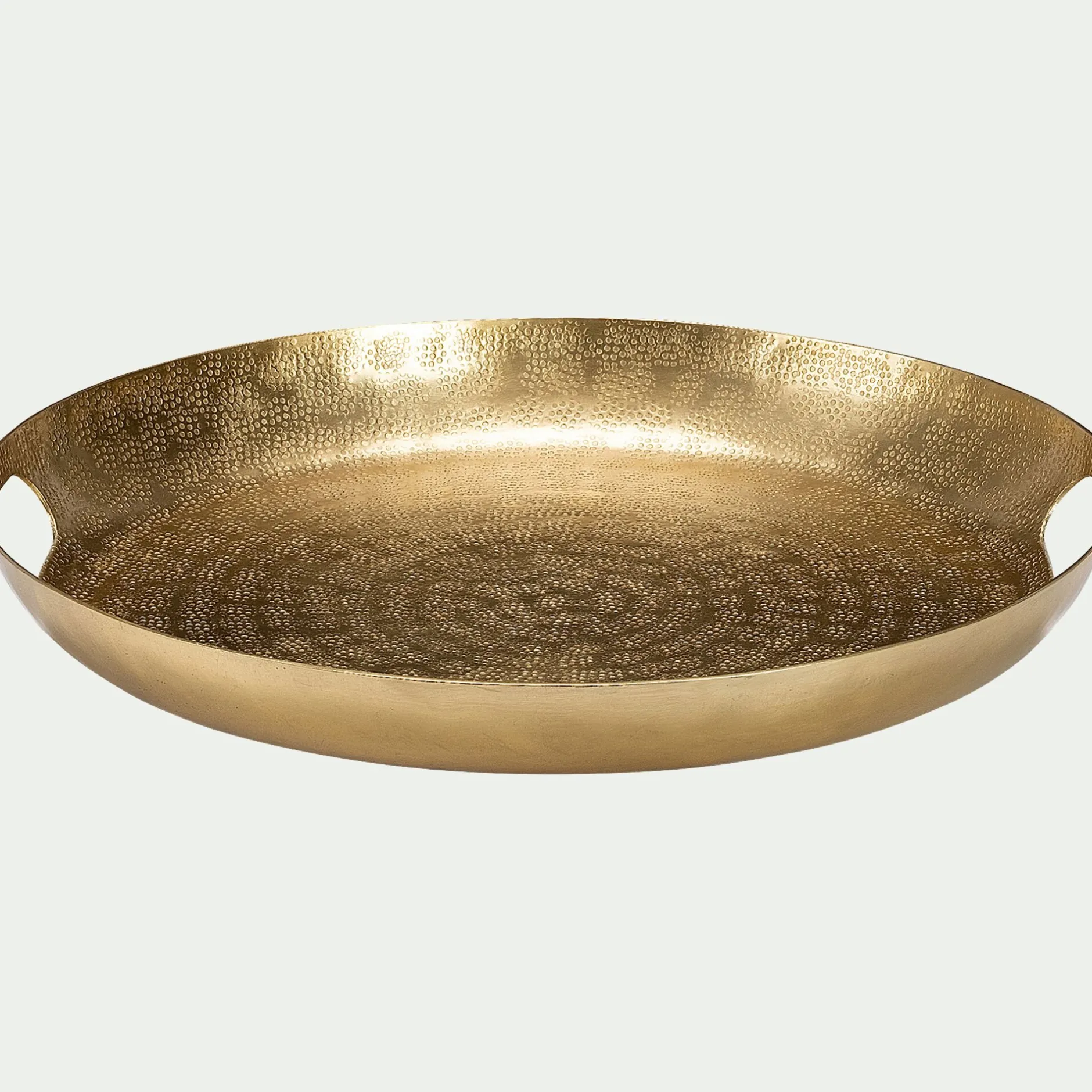 Décoration À Poser|Décoration De La Table De Noël*alinea Plateau rond en aluminium D40cm - Doré