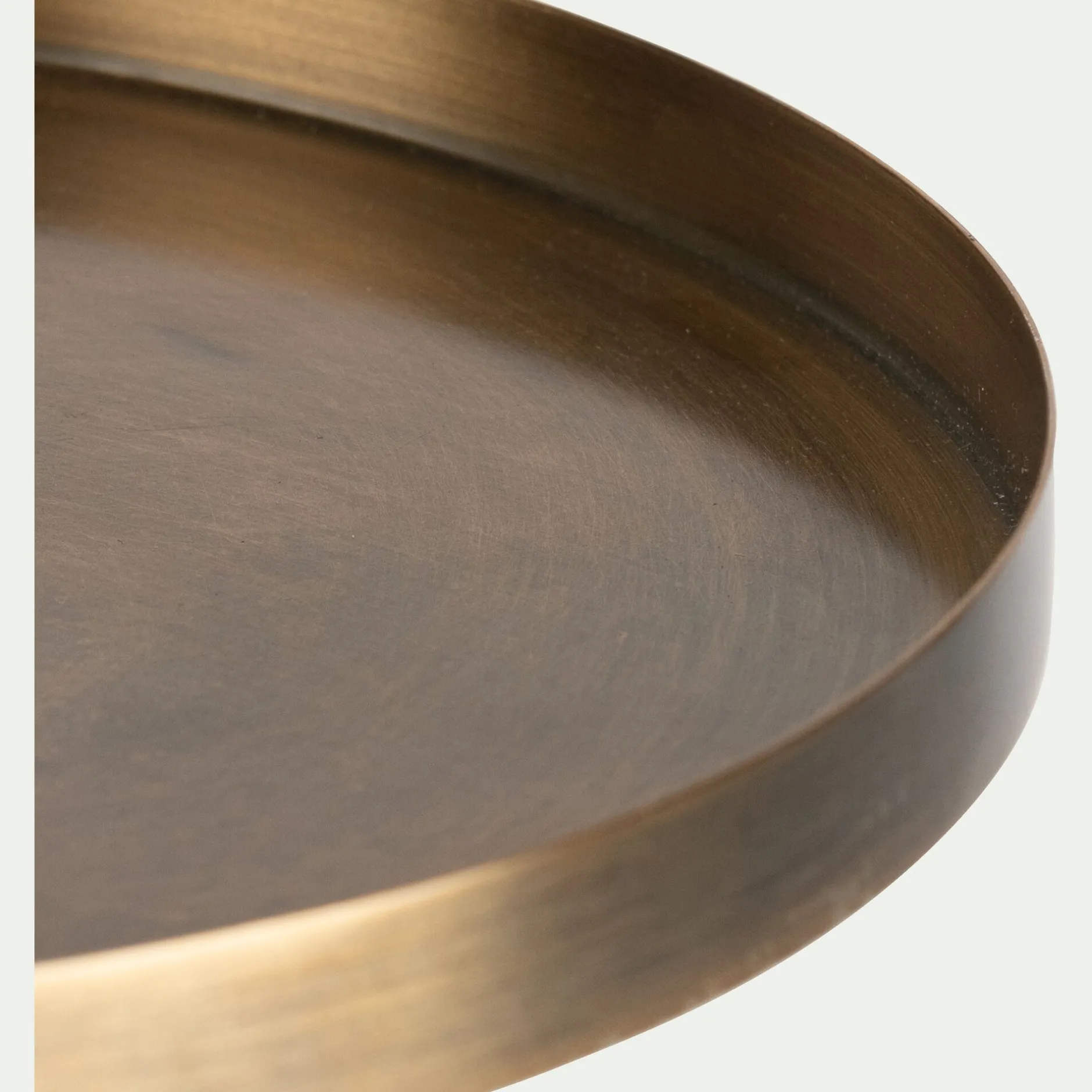 Décoration À Poser|Objet Décoratif De Noël*alinea Plateau rond en fer D25cm - Doré