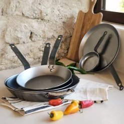 Cuisson Spécifique|Casserole, Poêle Et Sauteuse*alinea Poêle à blinis en tôle De Buyer D12cm - gris métallisé Argenté