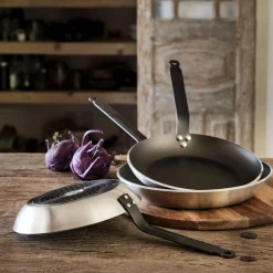 Casserole, Poêle Et Sauteuse*alinea Poêle anti-adhésive De Buyer en aluminium - D32cm (tous feux dont induction) Argenté