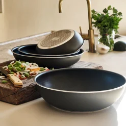 Casserole, Poêle Et Sauteuse*alinea Poêle en aluminium D24cm Noir