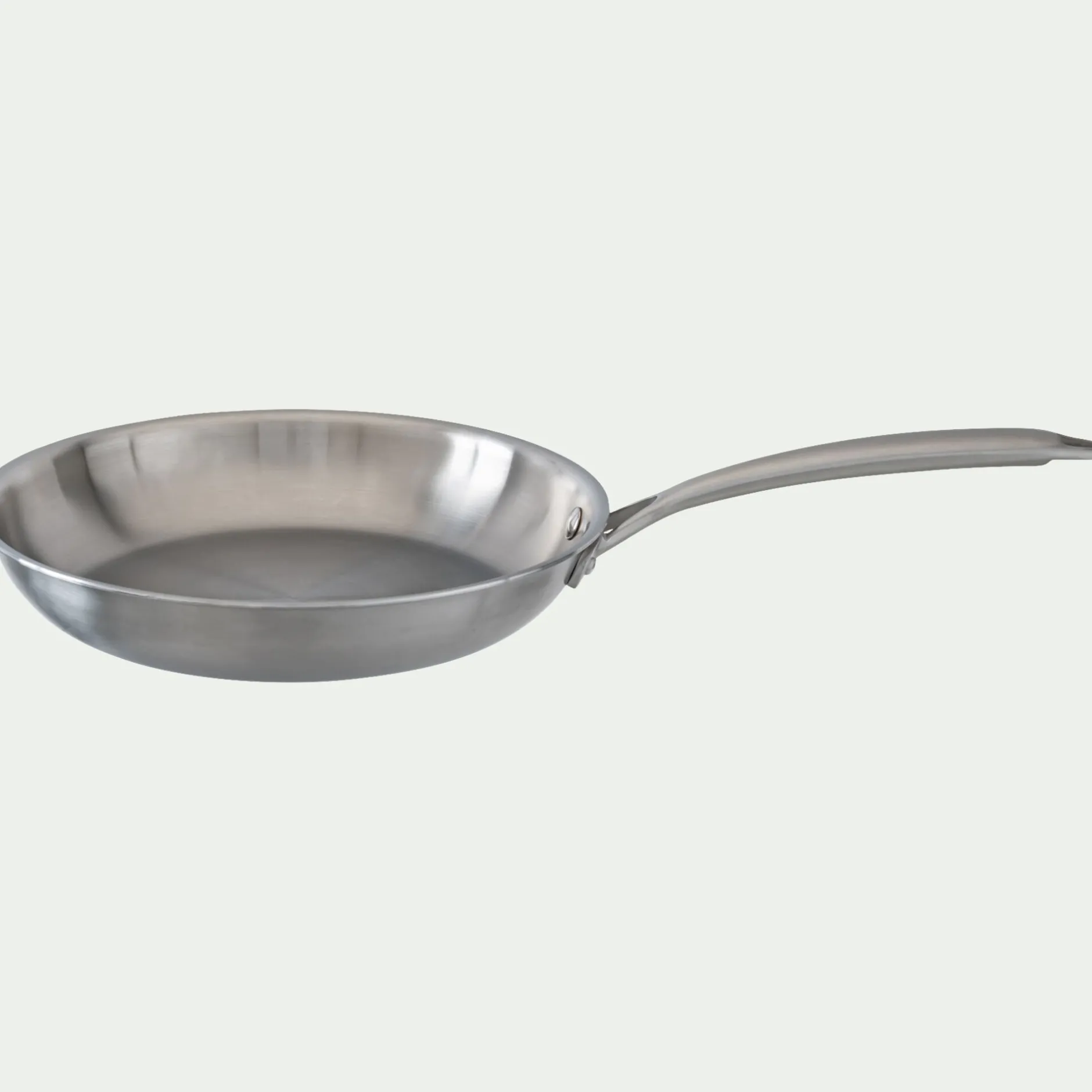 Casserole, Poêle Et Sauteuse*alinea Poêle en inox D24cm - métallisé Argenté