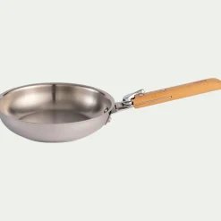 Casserole, Poêle Et Sauteuse*alinea Poêle en inox D20cm - métallisé Gris