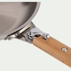 Casserole, Poêle Et Sauteuse*alinea Poêle en inox D20cm - métallisé Gris