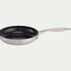 Casserole, Poêle Et Sauteuse*alinea Poêle en inox et céramique D20cm - métallisé Gris