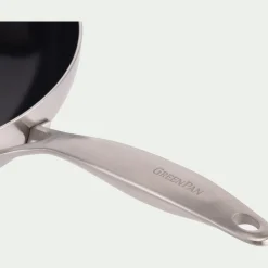 Casserole, Poêle Et Sauteuse*alinea Poêle en inox et céramique D20cm - métallisé Gris