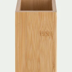 Accessoire De Salle De Bain*alinea Porte brosse à dent en bambou - Naturel