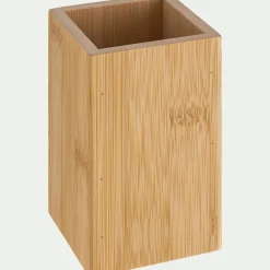 Accessoire De Salle De Bain*alinea Porte brosse à dent en bambou - Naturel