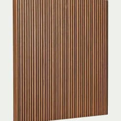 Rangement À Composer*alinea Porte en chêne strié avec fond - Bois foncé