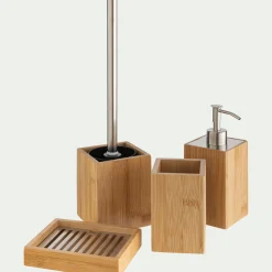 Accessoire De Salle De Bain*alinea Porte savon en bambou - naturel