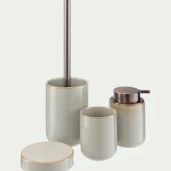 Accessoire De Salle De Bain*alinea Porte-savon en céramique - gris