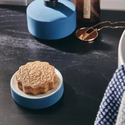 Accessoire De Salle De Bain*alinea Porte-savon en grès - figuerolles Bleu