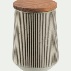 Bocal De Cuisine*alinea Pot en grès réactif D11,5cm - écorce Marron