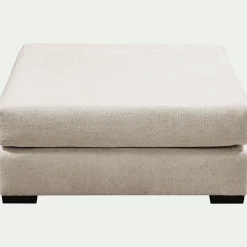 Pouf & Repose-Pieds*alinea Pouf carré en tissu Genesis - Beige