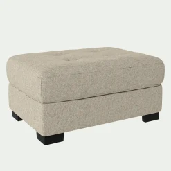 Pouf & Repose-Pieds*alinea Pouf coffre en tissu - Beige