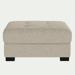Pouf & Repose-Pieds*alinea Pouf coffre en tissu - Beige