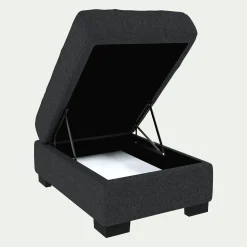 Pouf & Repose-Pieds*alinea Pouf coffre en tissu - anthracite Gris