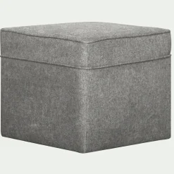 Pouf & Repose-Pieds*alinea Pouf en tissu - moyen Gris