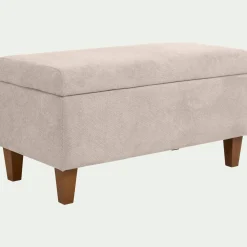 Pouf & Repose-Pieds*alinea Pouf en tissu avec coffre - roucas Beige
