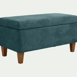 Pouf & Repose-Pieds*alinea Pouf en tissu avec coffre - figuerolles Bleu