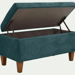 Pouf & Repose-Pieds*alinea Pouf en tissu avec coffre - figuerolles Bleu
