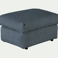 Pouf & Repose-Pieds*alinea Pouf en tissu bouclette - Bleu