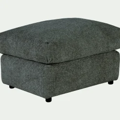 Pouf & Repose-Pieds*alinea Pouf en tissu chenille - calaluna Bleu