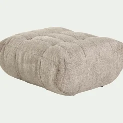 Pouf & Repose-Pieds*alinea Pouf en tissu chenille - roucas Beige
