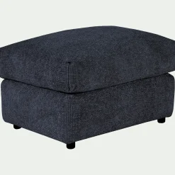 Pouf & Repose-Pieds*alinea Pouf en tissu chenille - marine Bleu