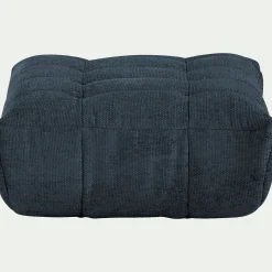 Pouf & Repose-Pieds*alinea Pouf en tissu chenille - marine Bleu