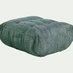 Pouf & Repose-Pieds*alinea Pouf en tissu chenille - calaluna Bleu