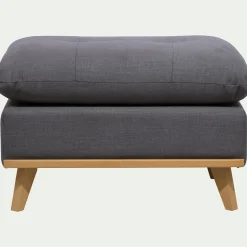 Pouf & Repose-Pieds*alinea Pouf en tissu cosmo - Gris anthracite