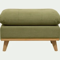 Pouf & Repose-Pieds*alinea Pouf en tissu cosmo - kaki Vert