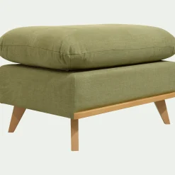Pouf & Repose-Pieds*alinea Pouf en tissu cosmo - kaki Vert