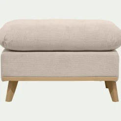 Pouf & Repose-Pieds*alinea Pouf en tissu crown - Beige roucas