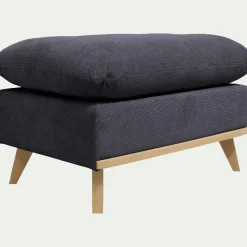 Pouf & Repose-Pieds*alinea Pouf en tissu crown - calabrun Bleu