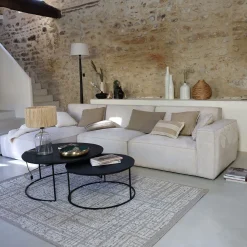 Pouf & Repose-Pieds*alinea Pouf en tissu genesis - Beige